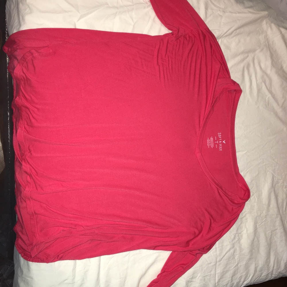 American Eagle Pink Long Sleeve